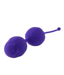 Boules de Geisha violet silicone - KOB004PUR